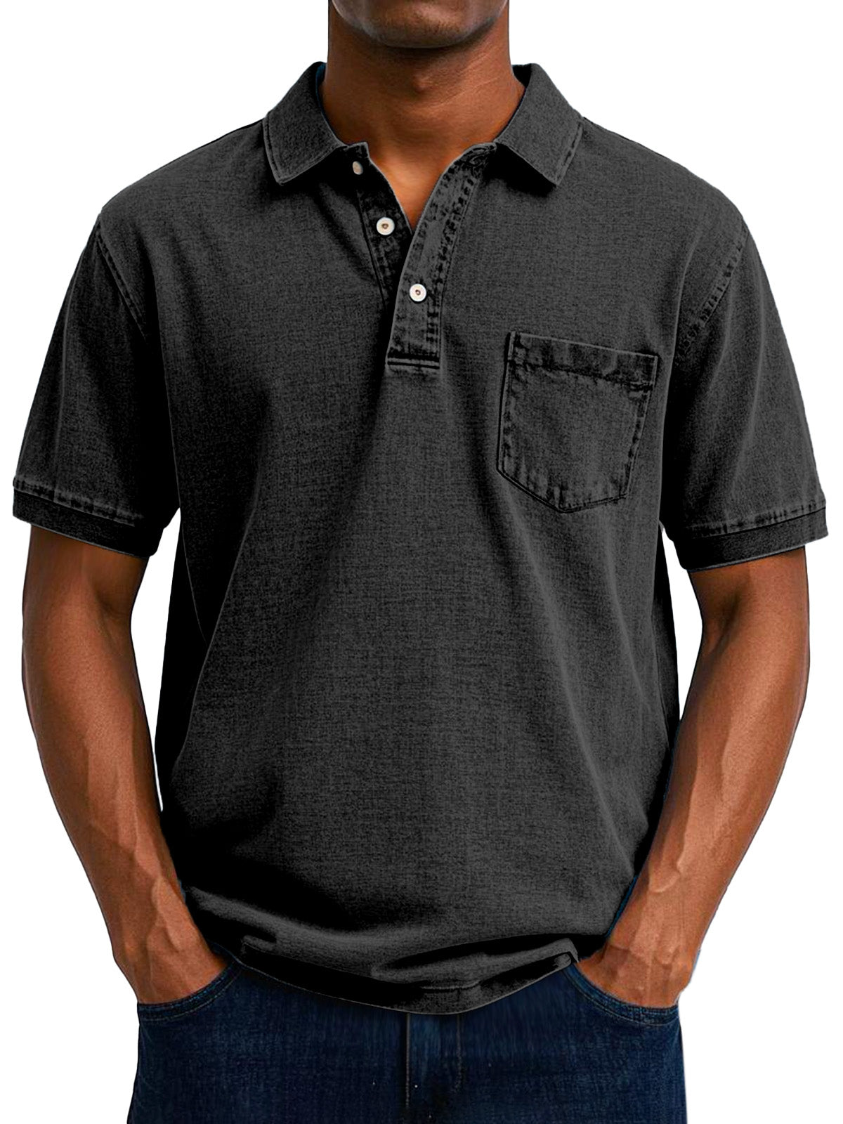 Maxime | Homme Polo Vintage Coupe Ample en Tissu Doux-4