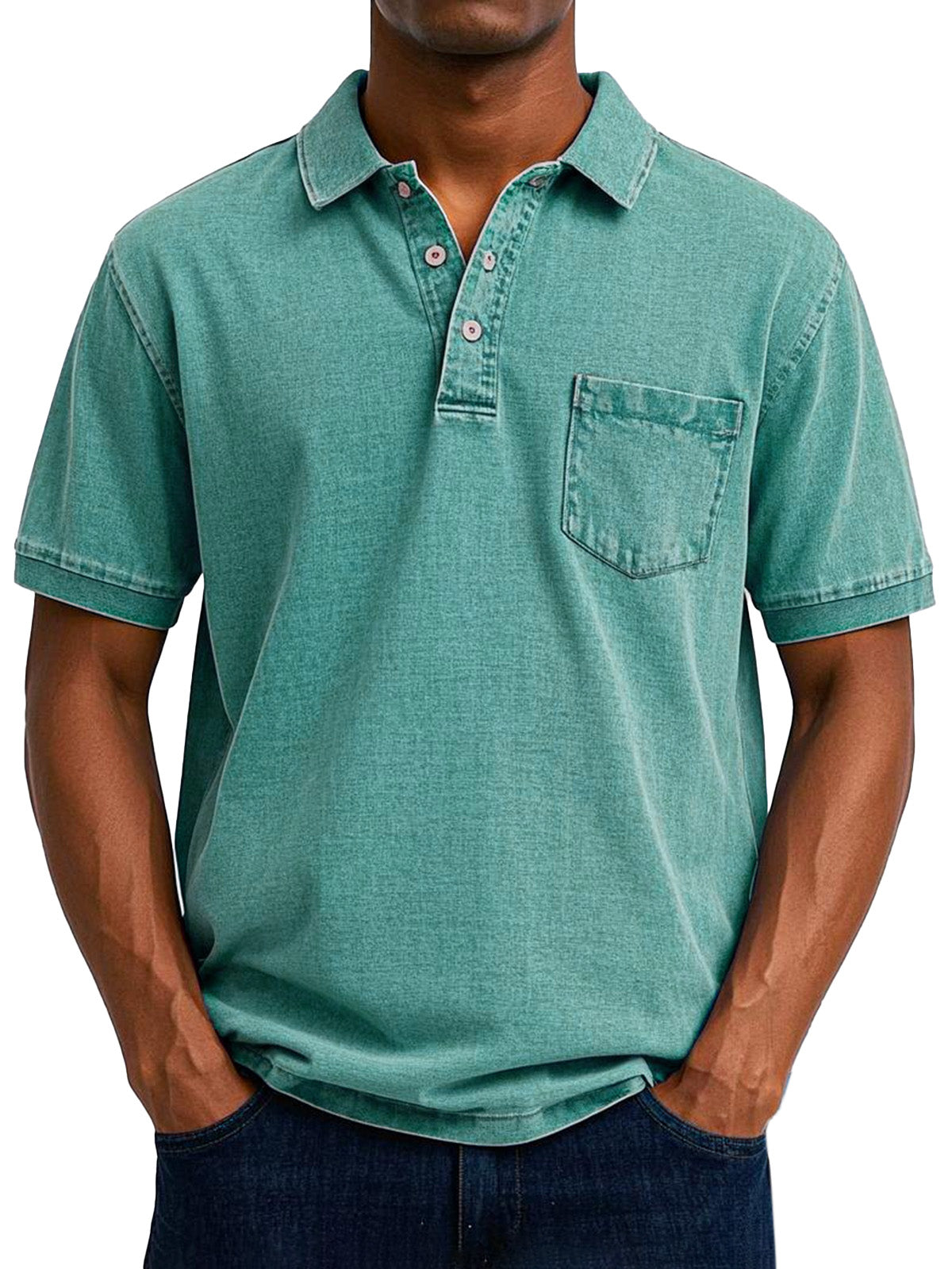 Maxime | Homme Polo Vintage Coupe Ample en Tissu Doux-2