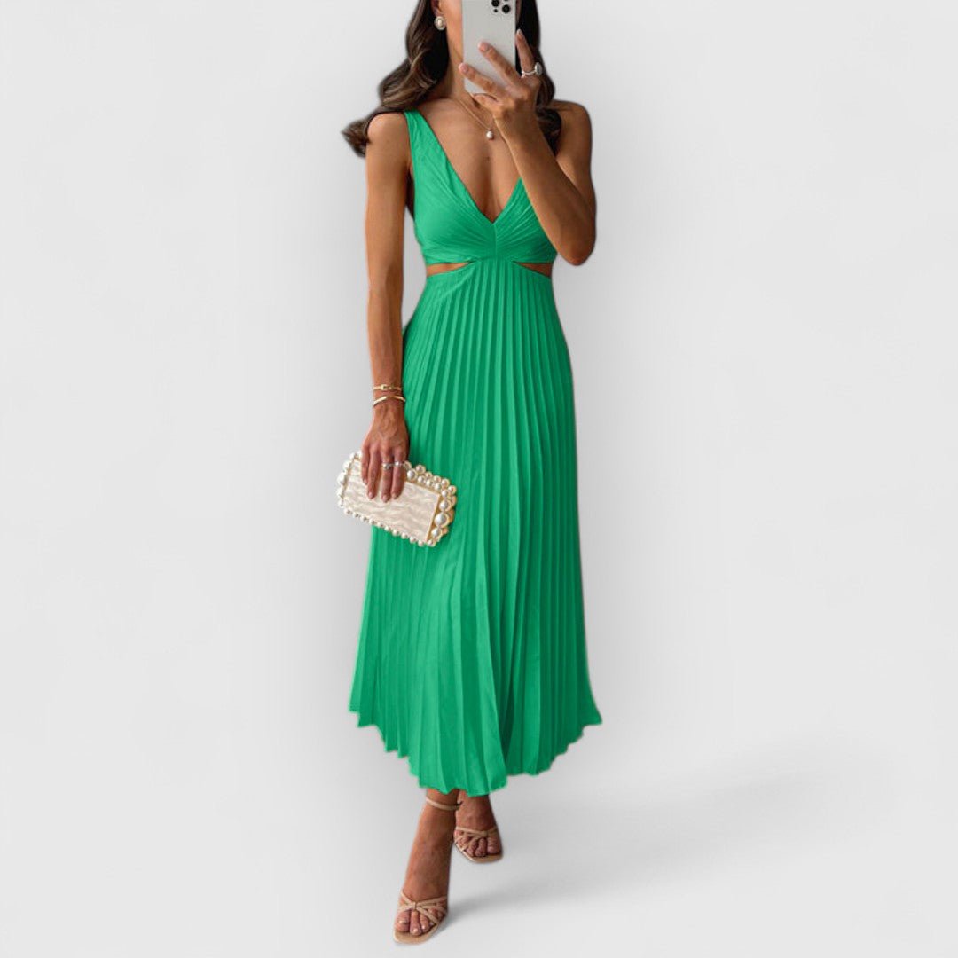 Gabrielle | Femme Robe Longue Fluide Imprimé Floral-3
