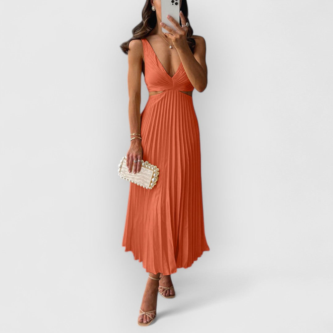 Gabrielle | Femme Robe Longue Fluide Imprimé Floral-6