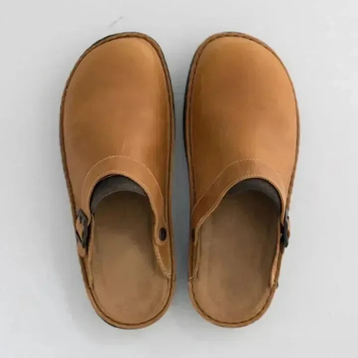 Camille | Femme Chaussons en Cuir de Luxe avec Semelles Rembourrées-5