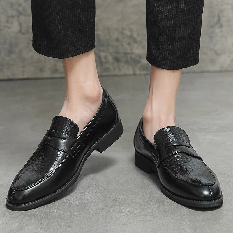 Variant image for Hugo | Homme Mocassins Classiques en Cuir avec Semelles Rembourrées-1