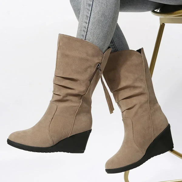 Gabrielle | Femme Bottines Noires Élégantes à Talon Confortable 1