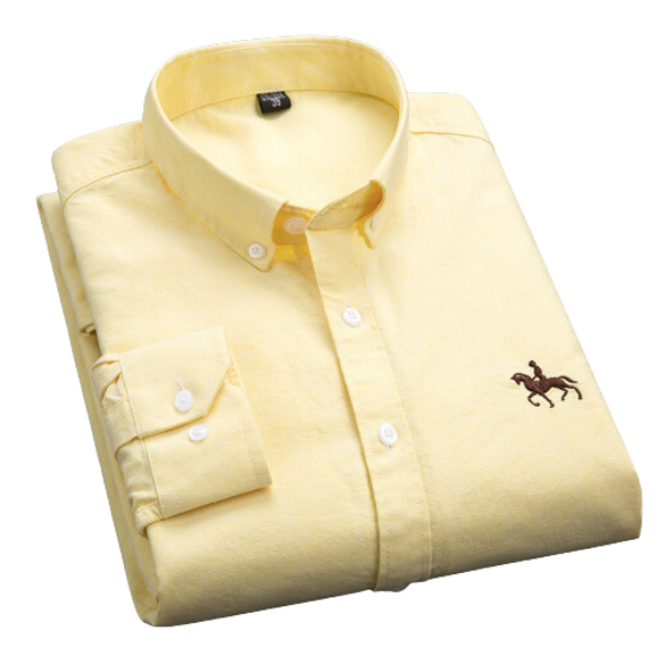Variant image for Camille | Homme Chemise à Manches Longues Ajustée en Tissu de Qualité-28