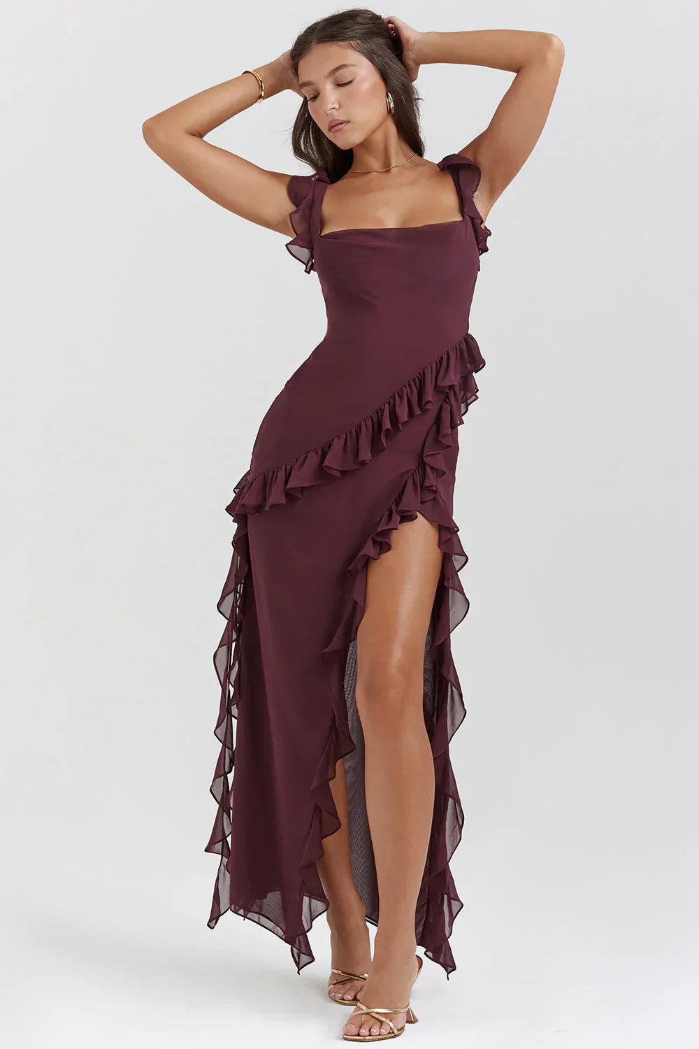 Gabrielle | Femme Robe Longue Été Imprimé Floral 1