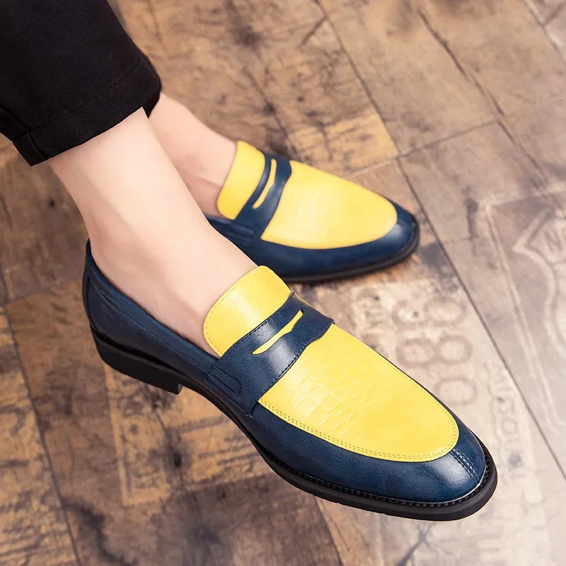 Variant image for Hugo | Homme Mocassins Classiques en Cuir avec Semelles Rembourrées-45