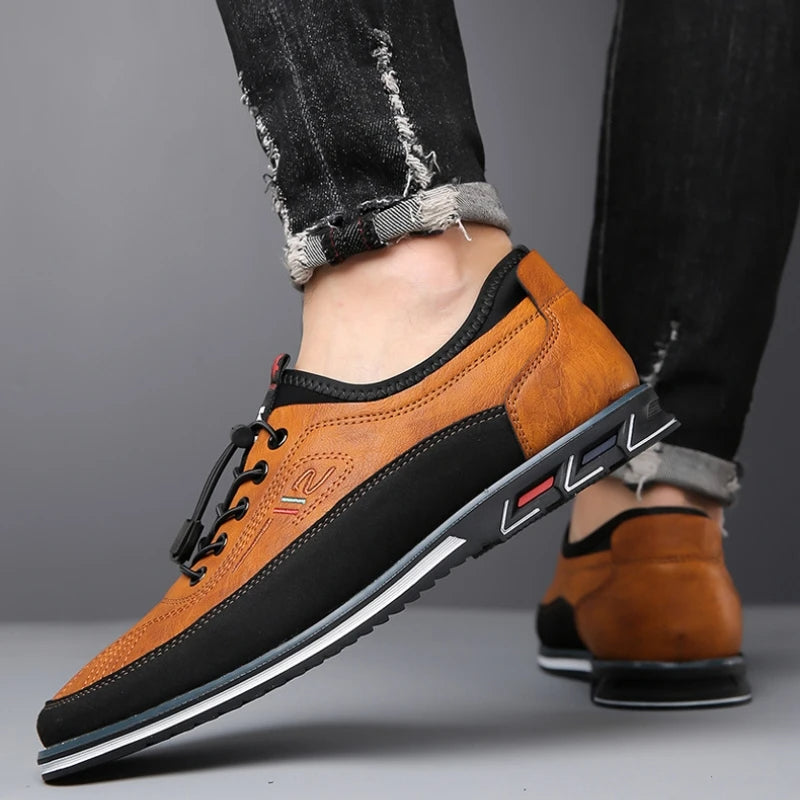 Maxime | Homme Chaussures Oxford Classiques en Cuir Véritable-2
