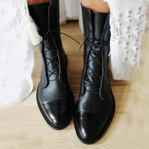 Gabrielle | Femme Bottes Noires Confortables avec Semelle Antidérapante 2