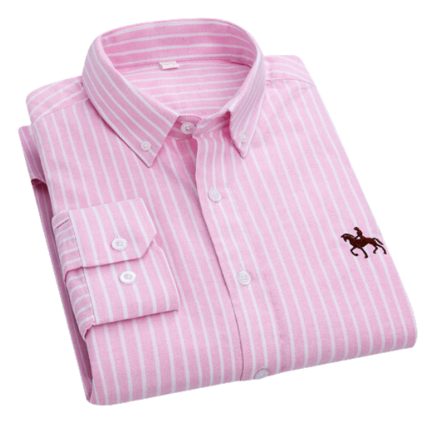 Camille | Homme Chemise à Manches Longues Ajustée en Tissu de Qualité-3