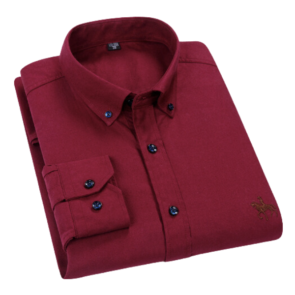 Variant image for Camille | Homme Chemise à Manches Longues Ajustée en Tissu de Qualité-55