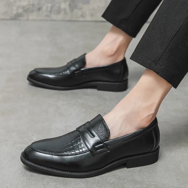Hugo | Homme Mocassins Classiques en Cuir avec Semelles Rembourrées-3