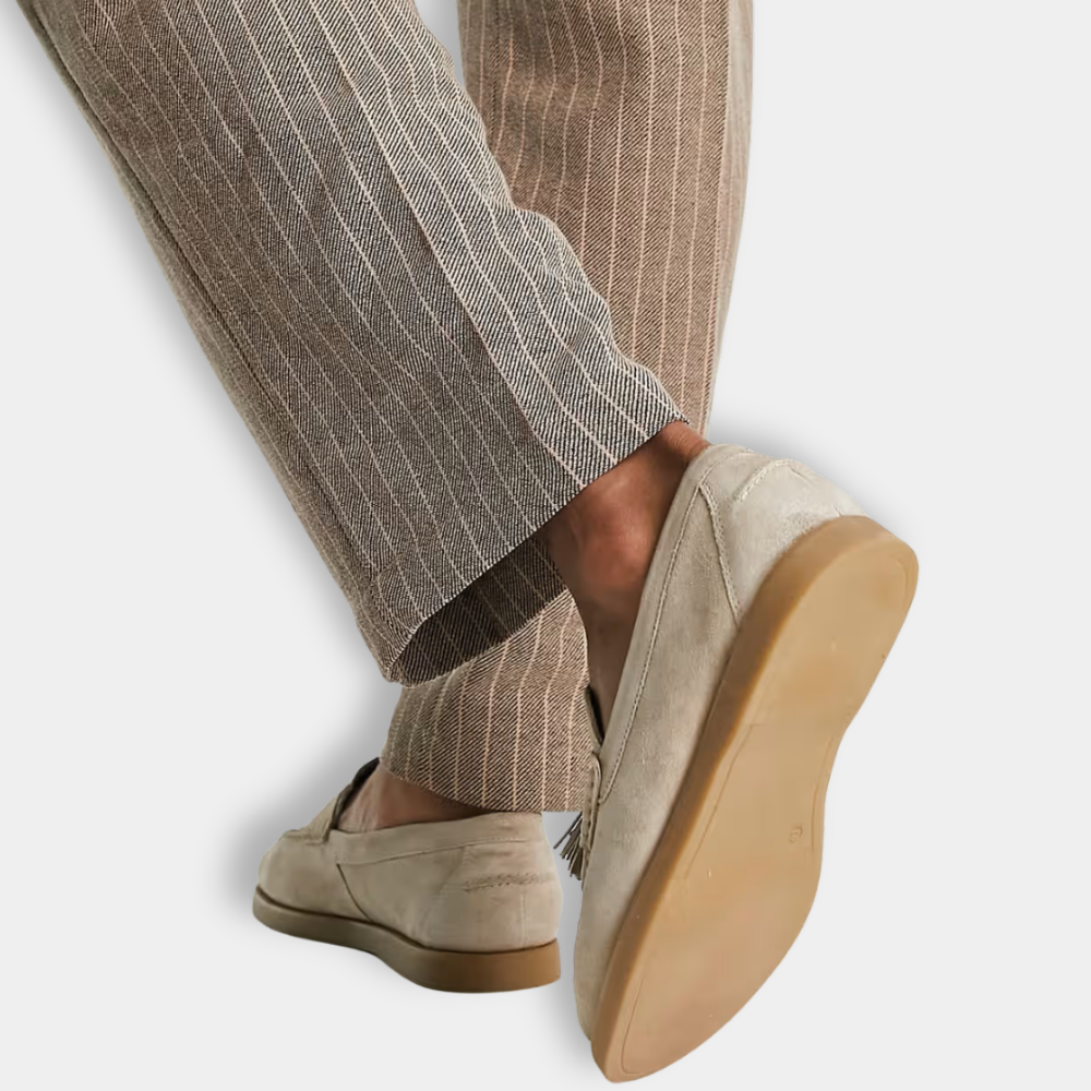 Julien | Homme Mocassins en Cuir Élégan avec Pampilles Distinctives-4