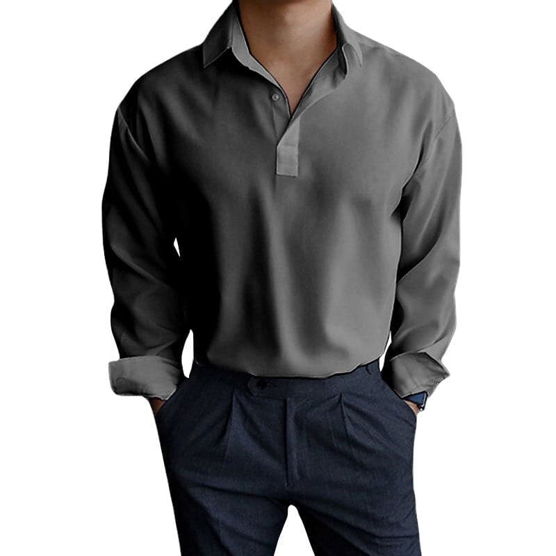Variant image for Jules | Homme Chemise Habillée Bleu Ciel à Col Boutonné, Coupe Ajustée-13