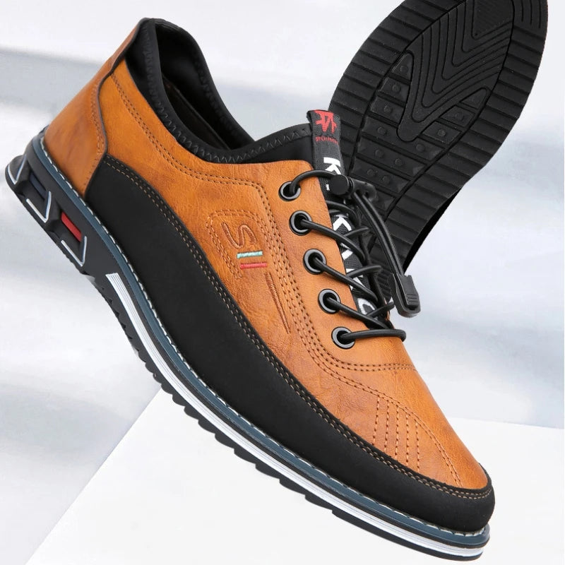 Maxime | Homme Chaussures Oxford Classiques en Cuir Véritable-3