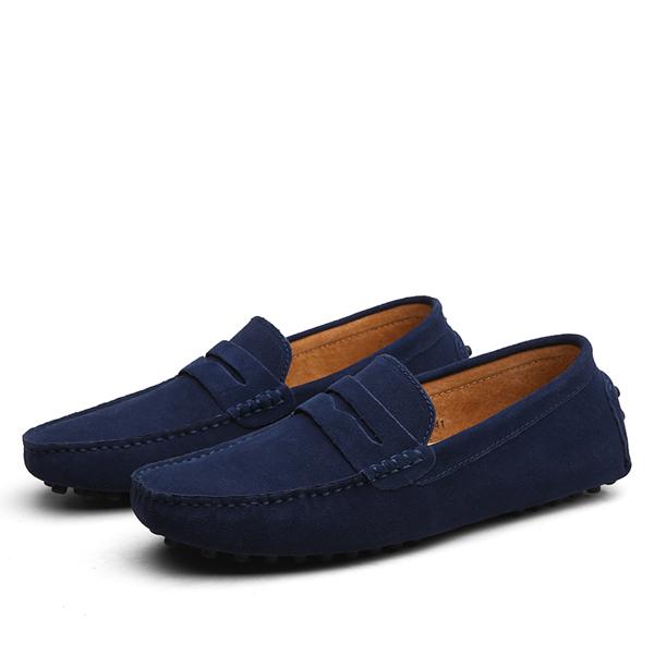Variant image for Hugo | Homme Chausson Cuir Souple avec Semelle en Caoutchouc-2