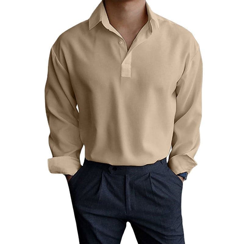 Variant image for Jules | Homme Chemise Habillée Bleu Ciel à Col Boutonné, Coupe Ajustée-19