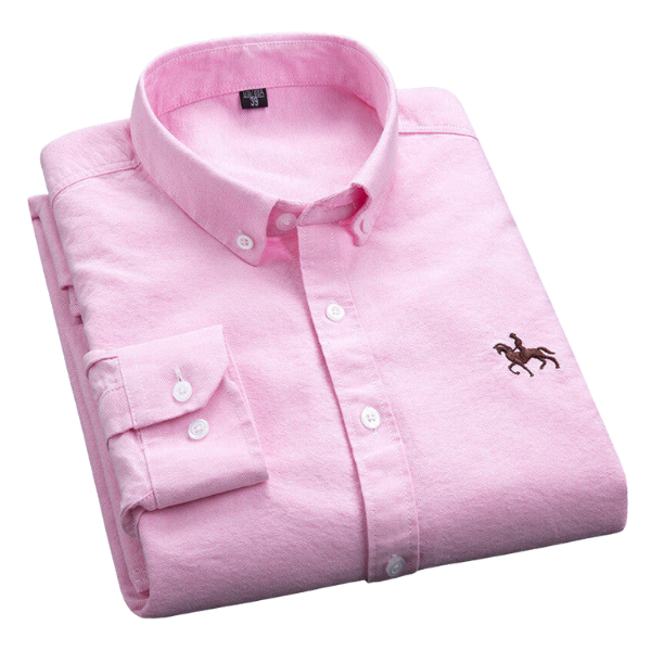 Variant image for Camille | Homme Chemise à Manches Longues Ajustée en Tissu de Qualité-10