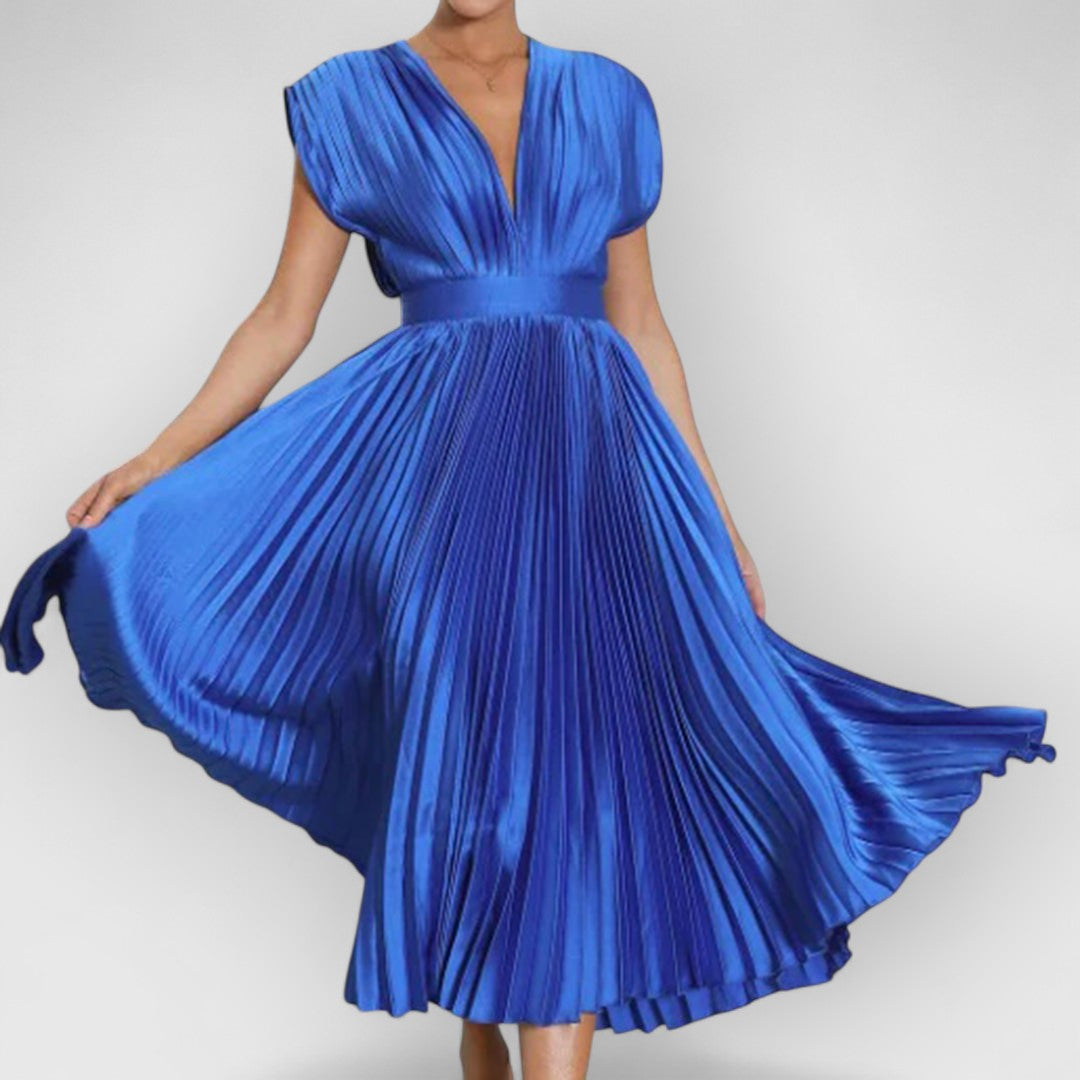 Variant image for Victor | Femme Robe Longue Été Noire en Tissu Doux et Flottant-17