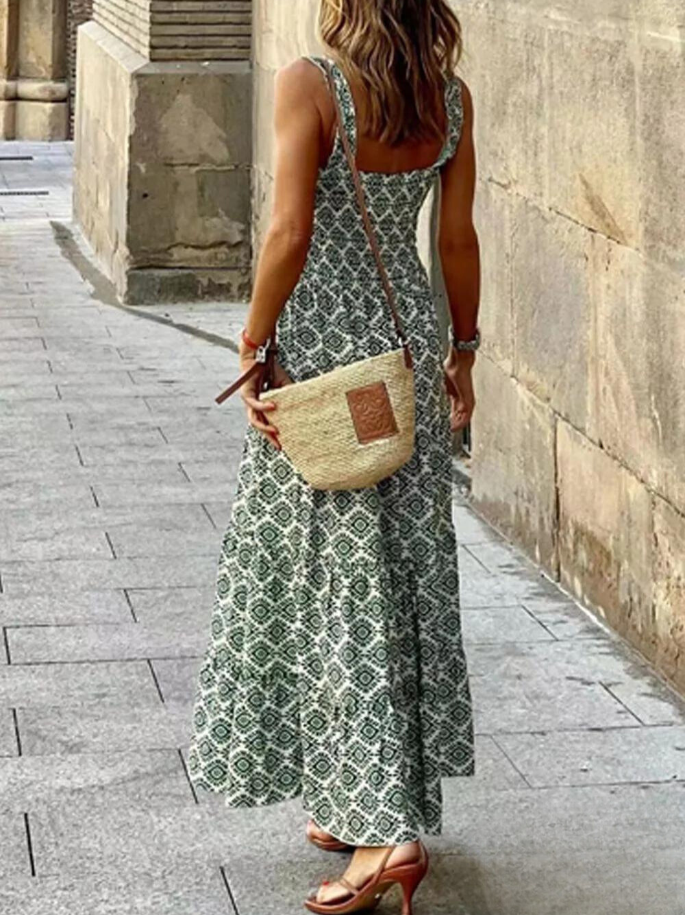 Camille | Femme Robe Longue Été Imprimé Floral Élégante 3