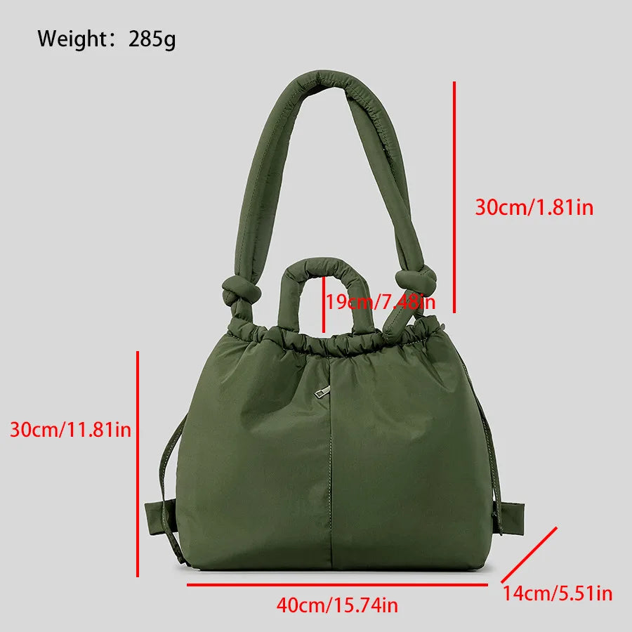 Gabrielle | Femme Sac Bandoulière Élégant en Nylon Léger 6