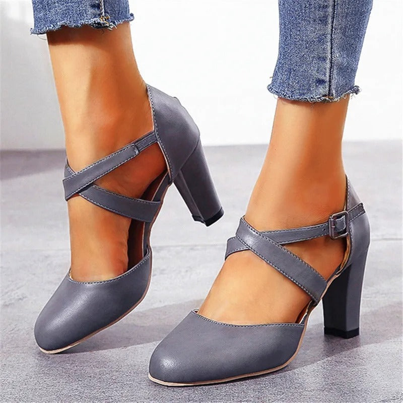 Élodie | Femme Chaussures à Talons Hauts Élégantes en Cuir 3