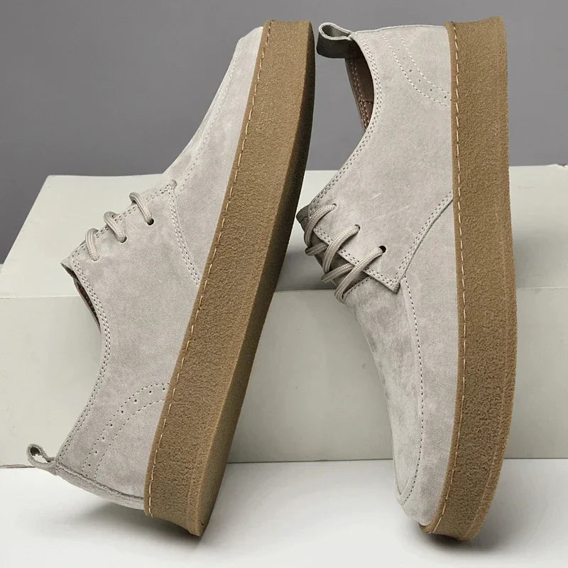 Maxime | Homme Sneakers Cuir Élégantes avec Design Moderne-2