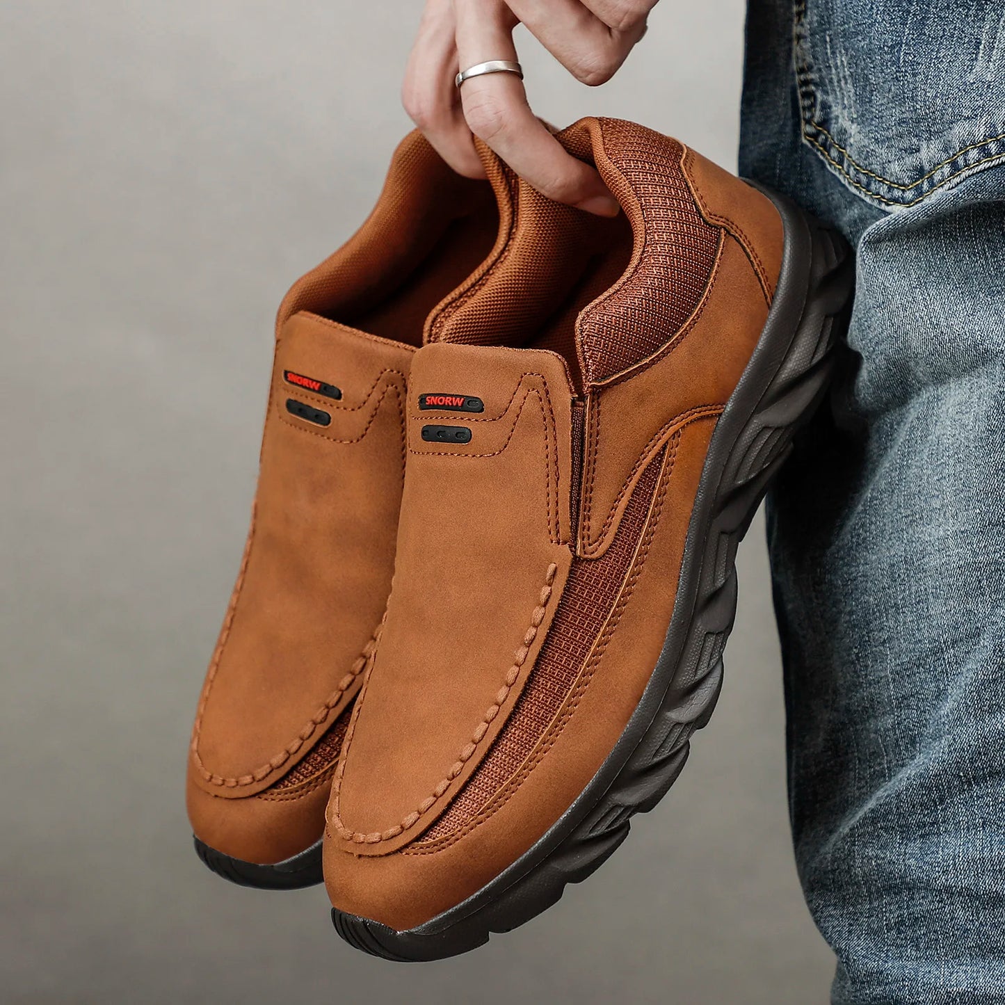 Émile | Homme Mocassins Décontractés en Cuir Confortables 6