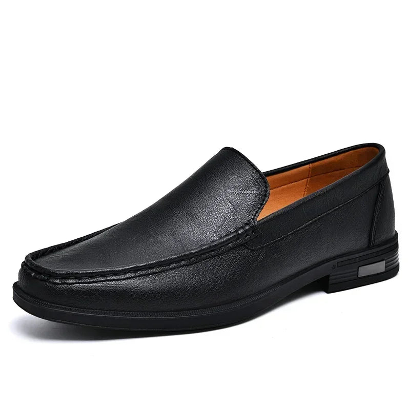 Florian | Homme Chaussures Cuir Éléguantes à Enfiler avec Détails Raffinés 6