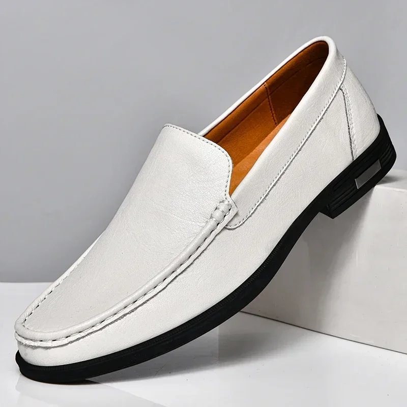 Jules | Homme Mocassins en Cuir Souple avec Détails Raffinés-5