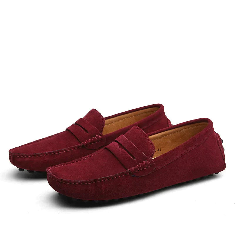 Hugo | Homme Mocassins en Daim Luxe avec Détails Élégants-3
