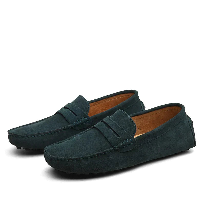Hugo | Homme Mocassins en Daim Luxe avec Détails Élégants-4