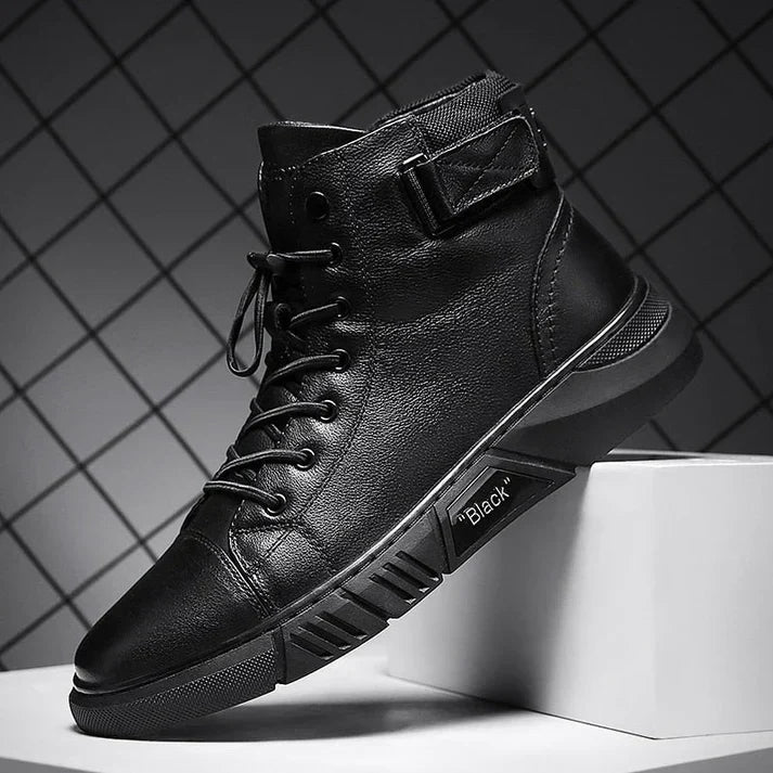 Variant image for Jules | Homme Chaussures en Cuir Noir avec Détails Raffinés-1