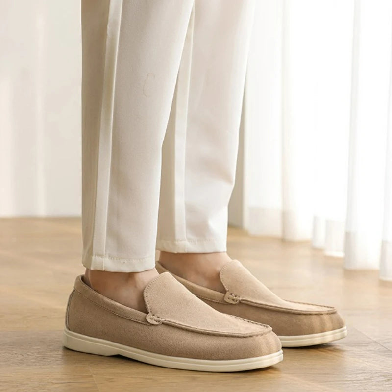 Julien | Homme Mocassins Cuir Suédé Classiques avec Semelle Souple 1