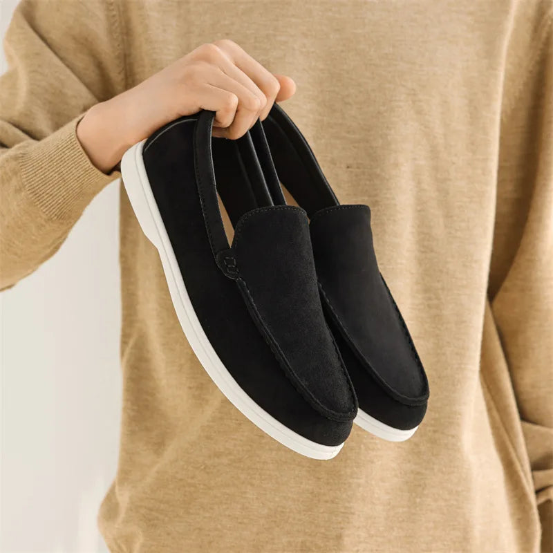 Julien | Homme Mocassins Cuir Suédé Classiques avec Semelle Souple 3
