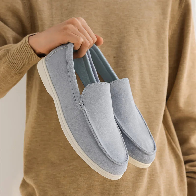 Julien | Homme Mocassins Cuir Suédé Classiques avec Semelle Souple 6