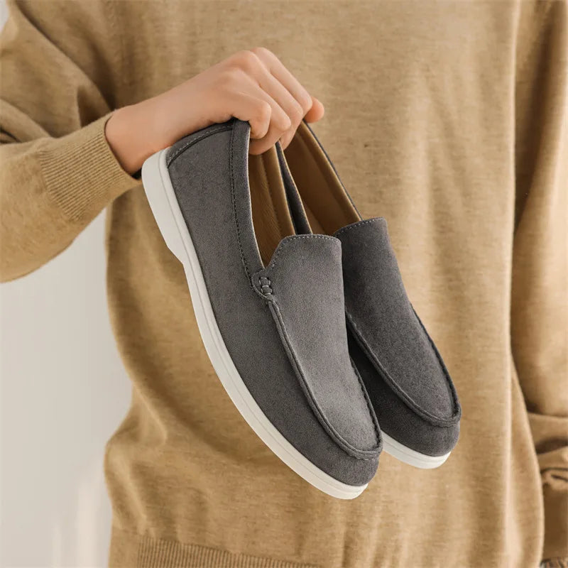 Julien | Homme Mocassins Cuir Suédé Classiques avec Semelle Souple 7