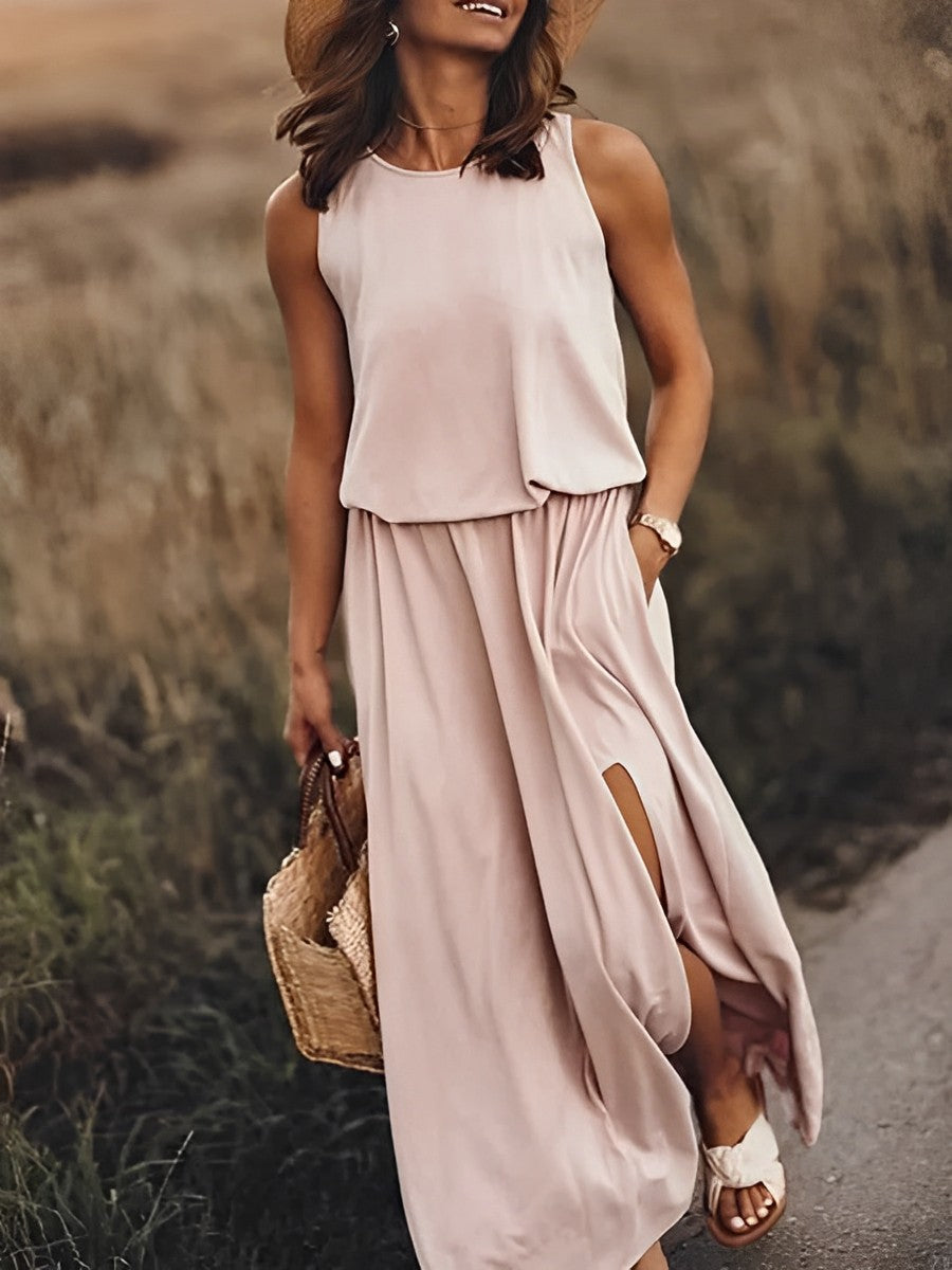 Manon | Femme Robe Longue Été Imprimée Rétro 4