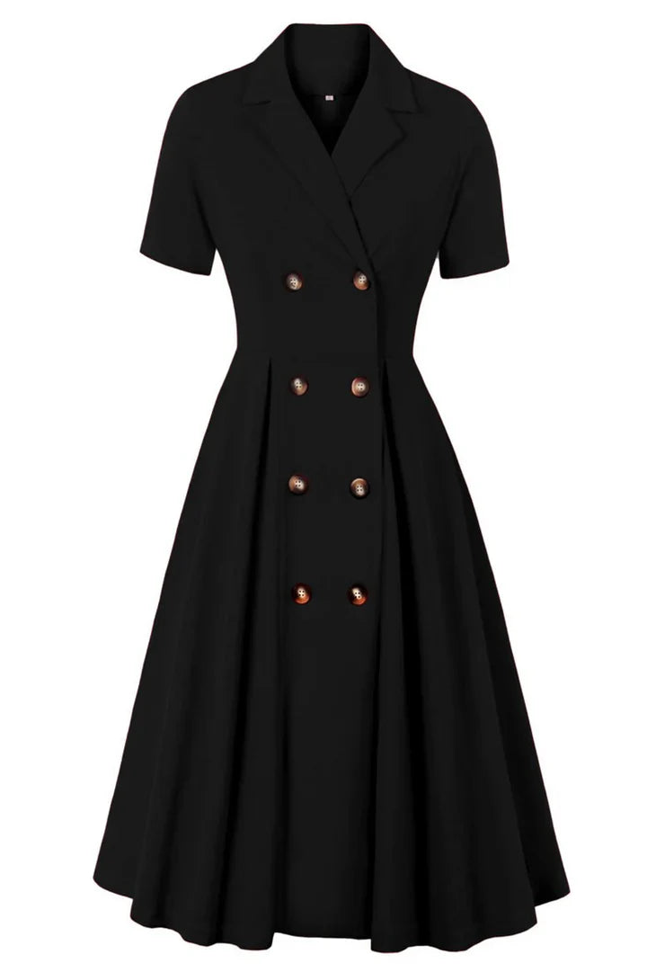 Gabrielle | Femme Robe Midi Élégante à Manches Bouffantes Imprimé Floral 2