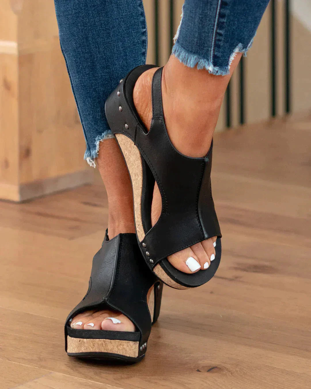 Margaux | Femme Sandales Confortables à Talon Moyen Élégant 4