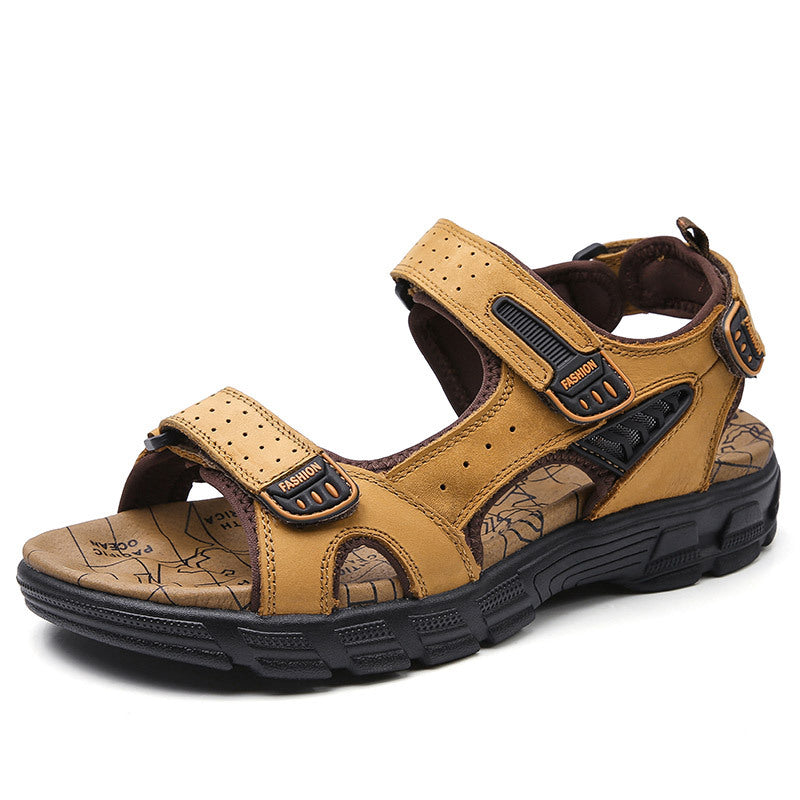 Maxence | Homme Chaussures en Cuir Confortables avec Fermeture Velcro 1