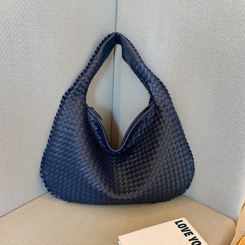 Variant image for Gabrielle | Femme Sac Bandoulière Tissé Pratique avec Poches Intérieures-3