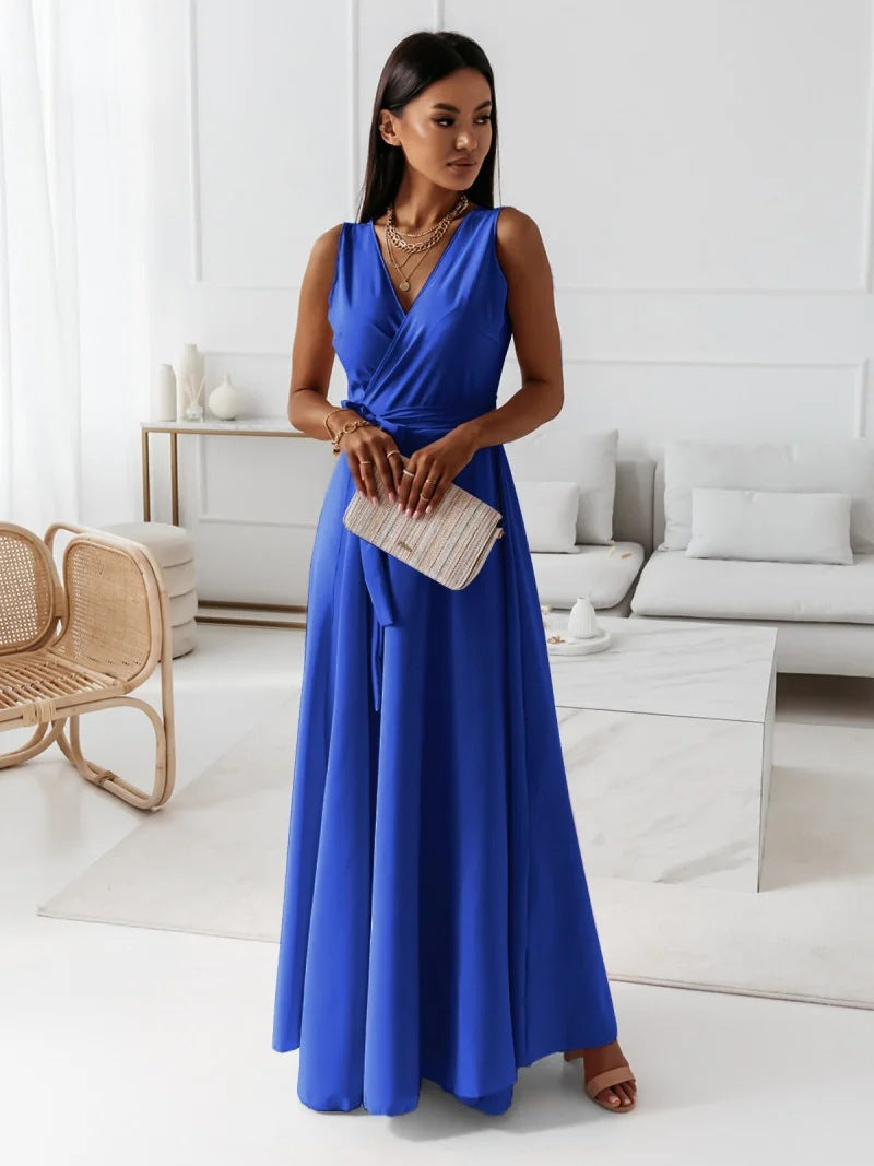 Variant image for Anouk | Femme Robe de Soirée Col V Élégante avec Détails Raffinés-31
