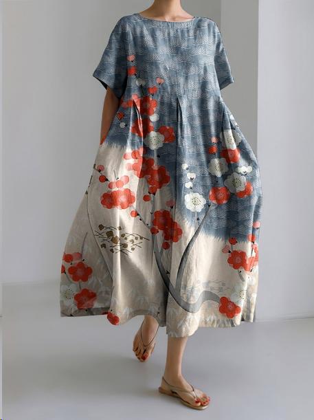 Zoé | Femme Robe Midi Imprimé Floral Chic 2