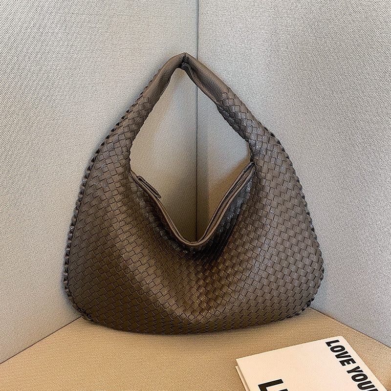 Variant image for Gabrielle | Femme Sac Bandoulière Tissé Pratique avec Poches Intérieures-4