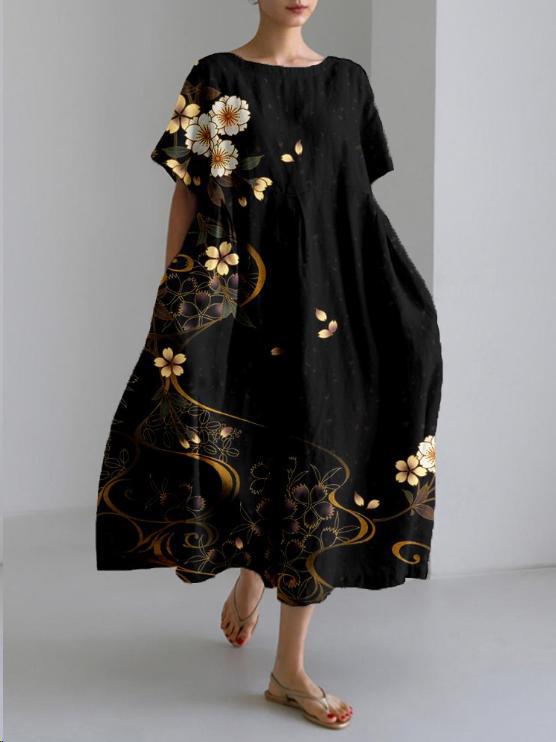 Zoé | Femme Robe Midi Imprimé Floral Chic 6