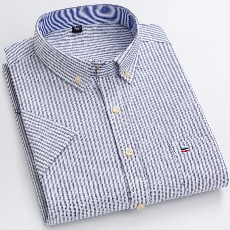 Variant image for Maxime | Homme Chemise à Carreaux Élégante en Coton avec Col Pointu-19