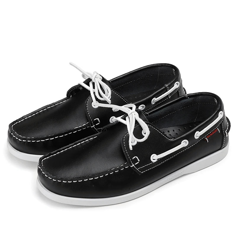 Quentin | Homme Chaussures Bateau Cuir Souple Antidérapantes 1