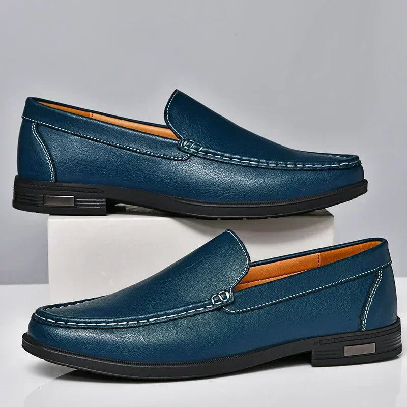 Jules | Homme Mocassins en Cuir Souple avec Détails Raffinés-2