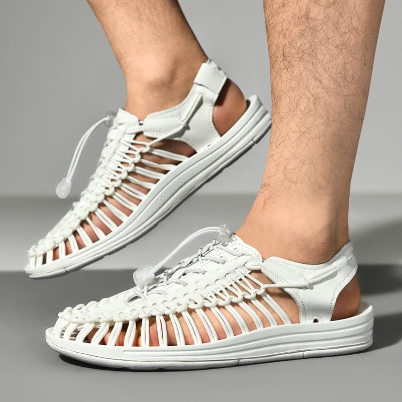 Jules | Homme Sandales Confortables à Lanières Réglables en Cuir-5