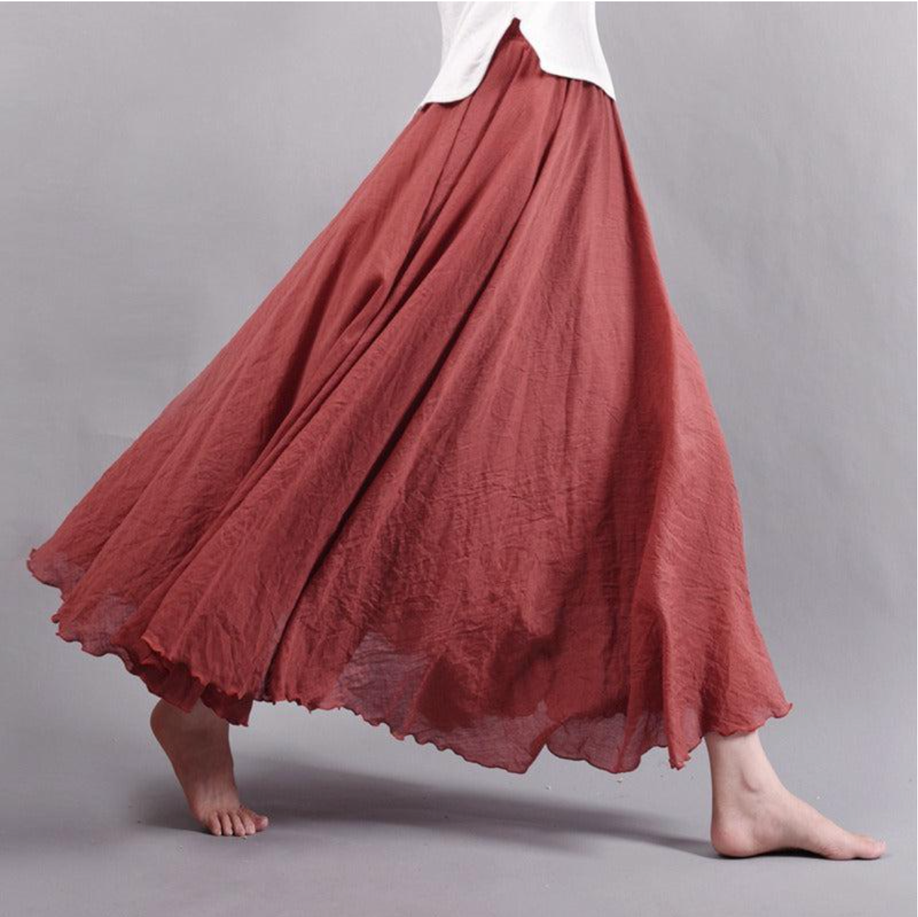 Gabrielle | Femme Jupe Longue Imprimé Floral Élégant 6